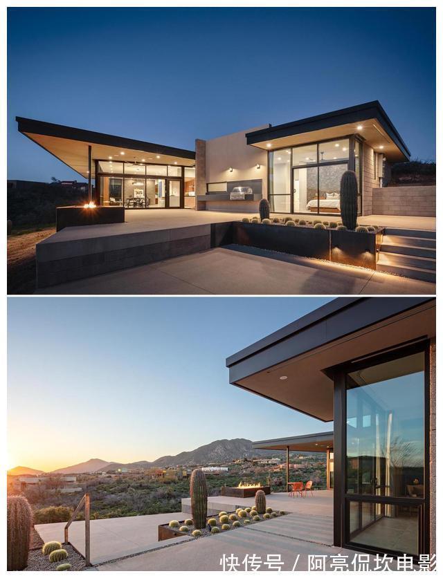 私人别墅|外国佬自建私人别墅，大量混凝土砖设计，谁说别墅就得花几百万