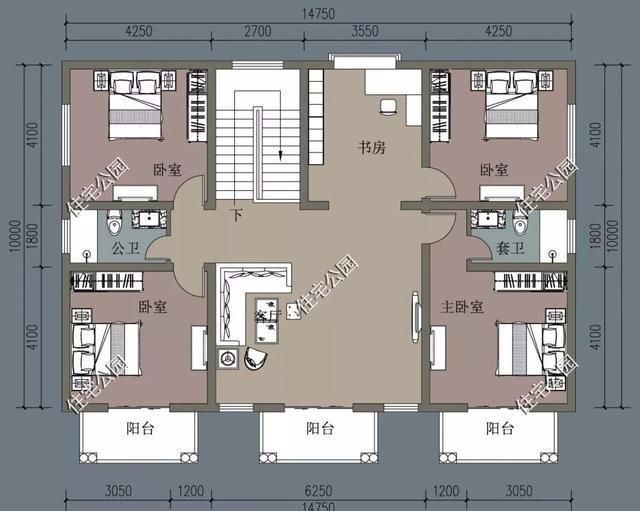 户型图|10套占地150平米的农村别墅户型,20万的造价就能建一栋
