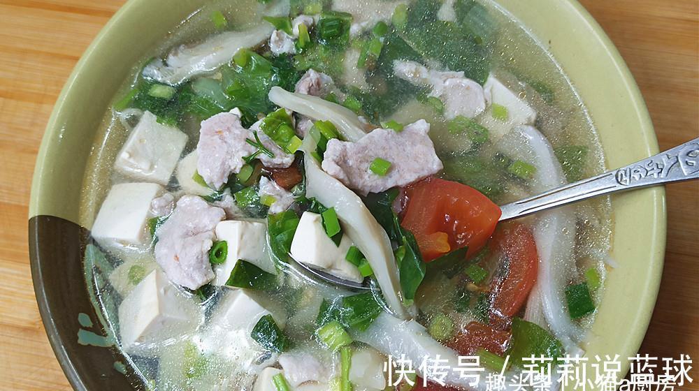 三鲜肉片汤,做法简单但是营养价值却不简单,你喜欢吗?