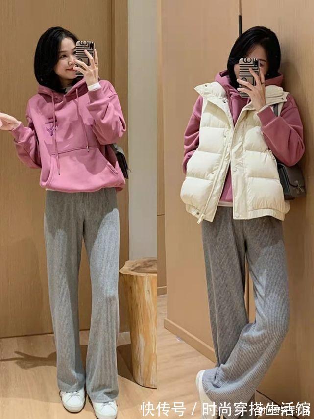 阔腿裤|过冬必备的5条裤子,我帮你选好了,跟羽绒服、棉服很“合拍”