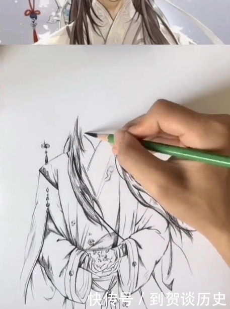 众人|美术生画魔道晓星尘,看到手法惊呆众人,网友:秀儿,是你吗?