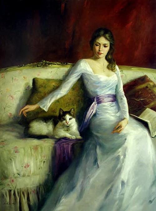 人物!美国华裔广州美术学院画家凯尔文雷人物油画