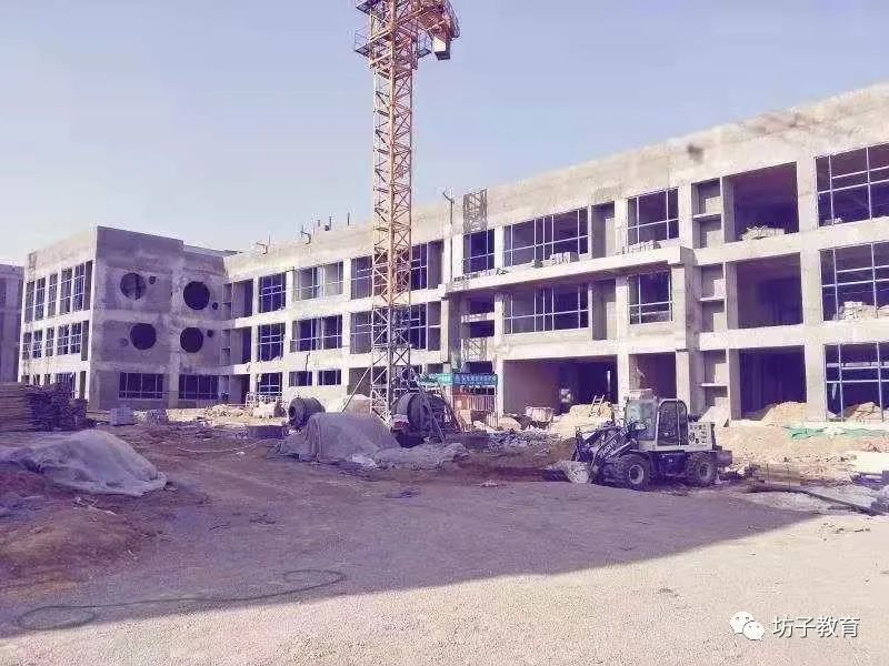 起步就是冲刺！坊子区学校建设项目全面复工！|教育动态 | a743