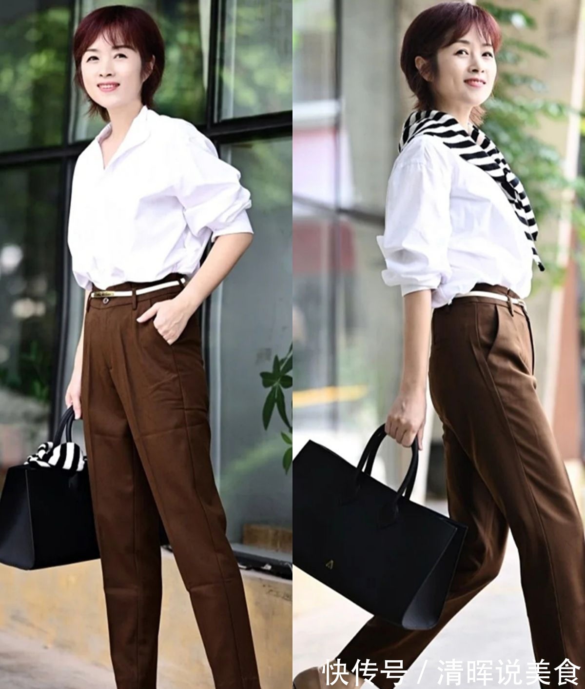 利落 50岁女人别穿得像大妈,学她的减龄穿搭,年过半百的美也很迷人