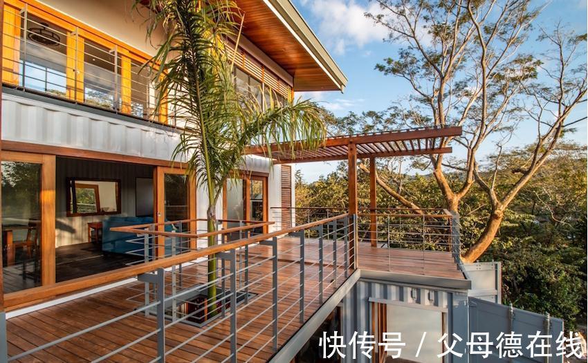 露台区|把5个货柜变135坪露台别墅,在森林中享受闲散隐居生活!