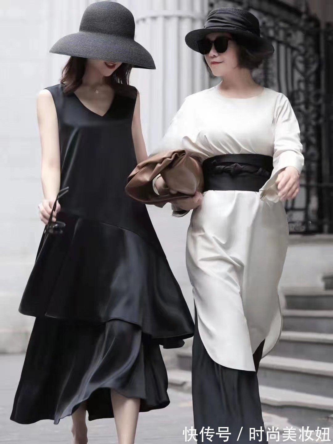 平顶帽|50岁女人别总是穿“大妈”款,这位妈妈穿搭真高级,值得学习