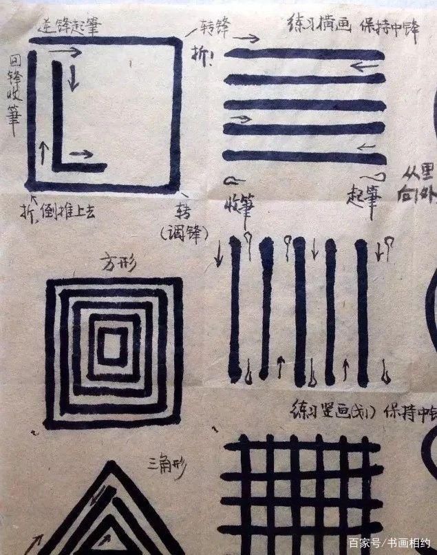 书友|学习书法，必须经过这些“画符”基本功吗?