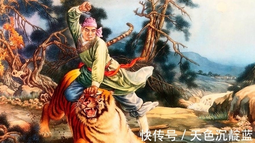 薛仁贵@传说中有三头吊睛白额猛虎,武松打了一头,另外两头被谁打了?