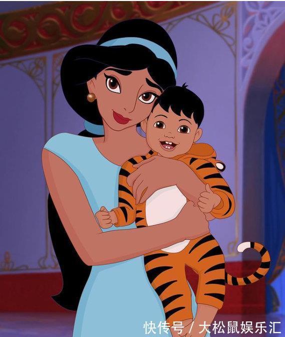 茉莉公主|迪士尼公主和王子的宝宝长什么样?照片曝光后,网友:生了个自己