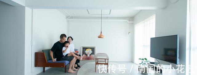 白墙|中古家具的绝佳背景，是全屋大白墙