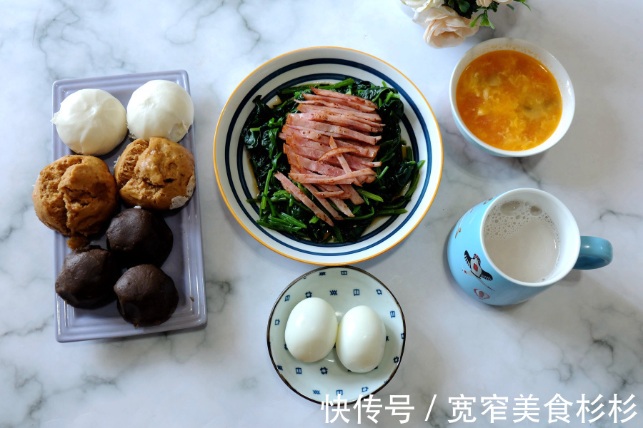 红薯|二胎妈妈一周七天做早餐,食材都很常见,简单又好吃,做法都不难