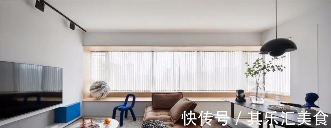 床头|110㎡精装房改造,颜色点缀空间,打造出浓浓的艺术气息!