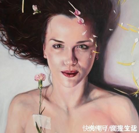 人物画$学赏画192澳大利亚女肖像画家--伊丽莎白·巴登人物画欣赏