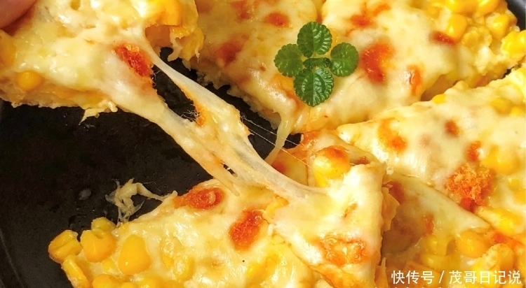黄金|5分钟就搞定!黄金芝士玉米烙,元气早餐!