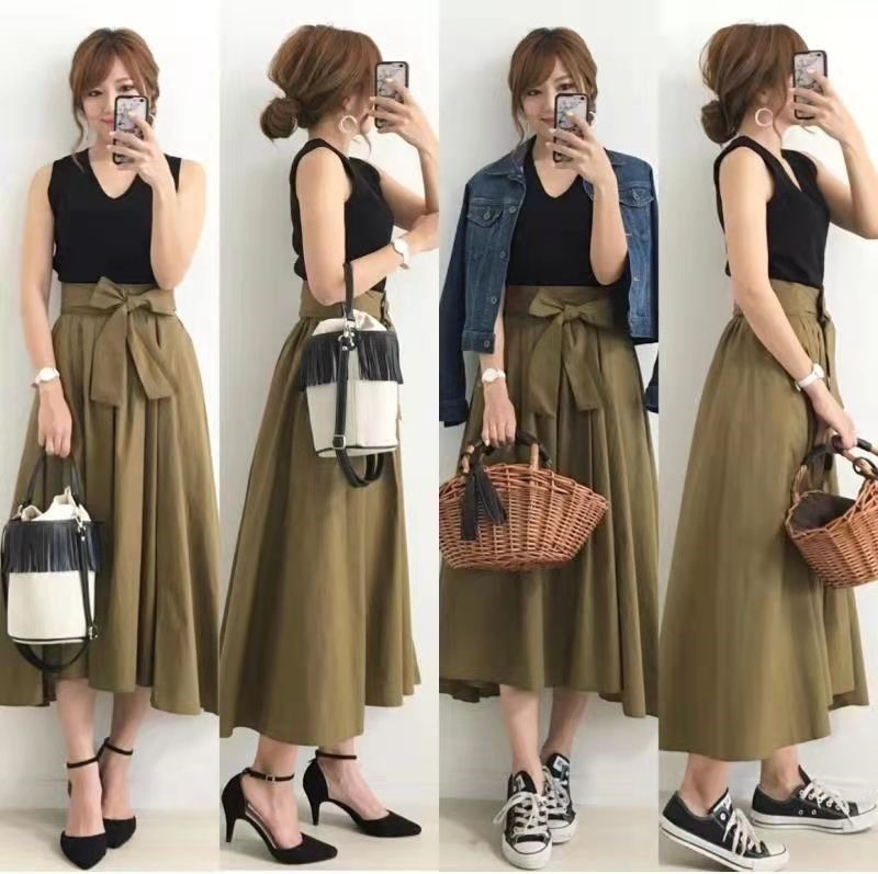 简约|日本博主的半身裙穿搭太惊艳,简约高级又优雅,让人一眼就爱上