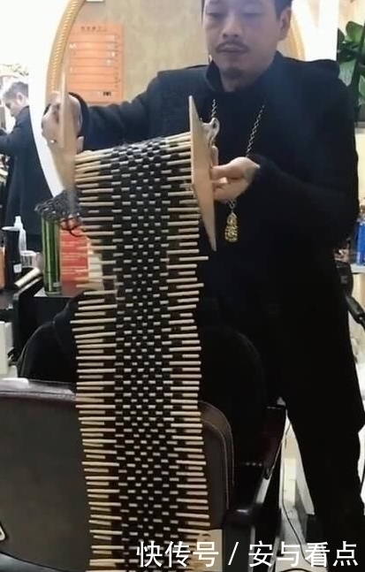 新发型|女子理发店做发型,三个小时后做出的新发型,让人目不转睛