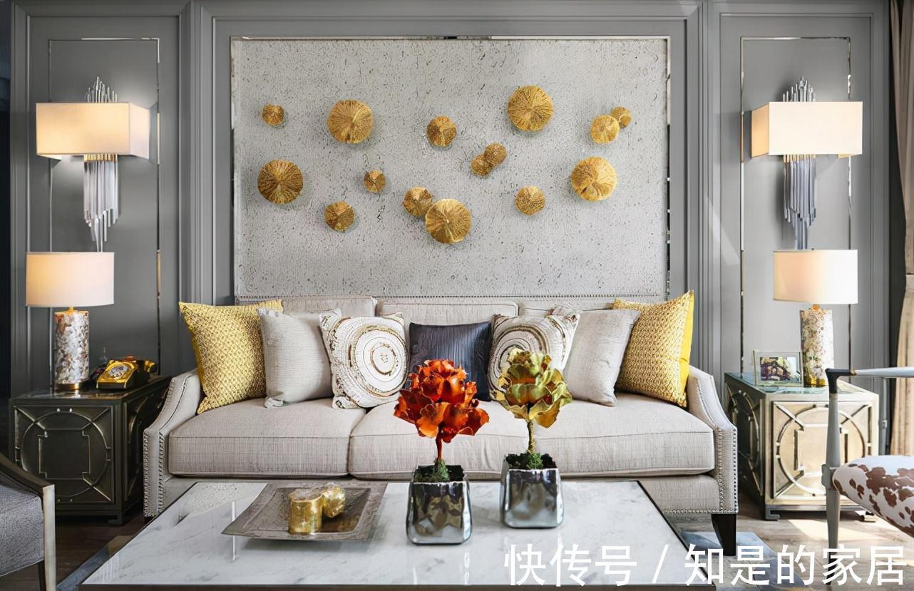 装修|77平轻奢美式二居室,给人一种内敛朦胧的美感