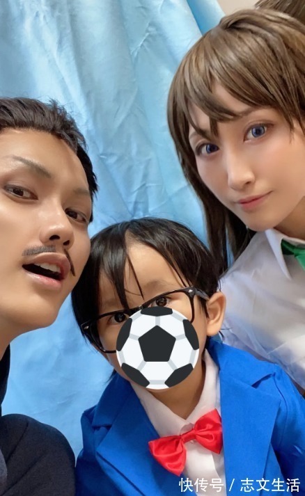 面对镜头|夫妇变闺蜜？一家三口玩cosplay，结果爸爸成了女装大佬