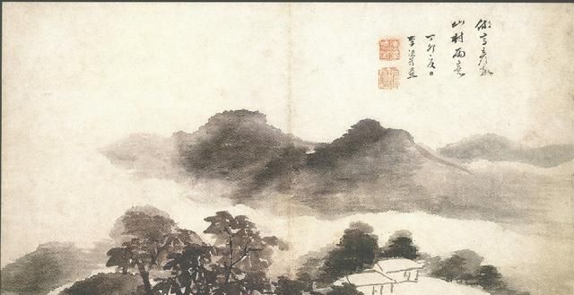 水墨画|李流芳水墨画欣赏，估价高达200万，领悟了师傅董其昌的真本事