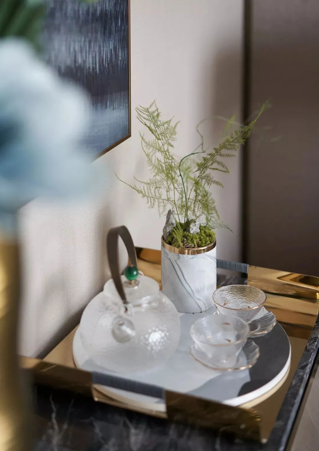 华丽|125㎡现代轻奢,羡慕有院子的房子,住起来太舒服了