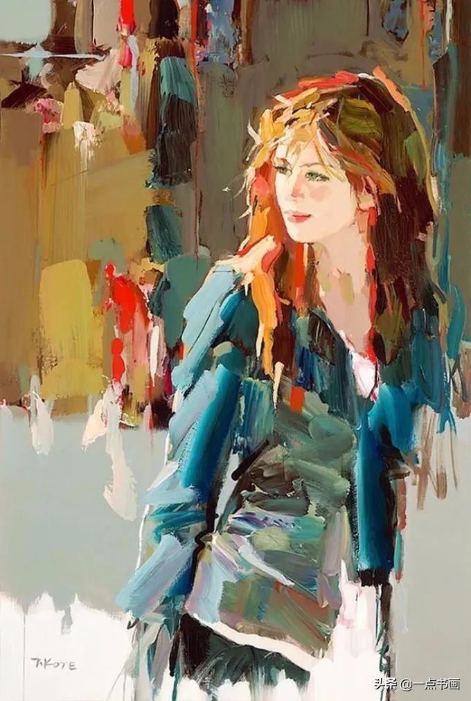 科特&他的绘画是光与色的交响乐,充满着前卫和时尚