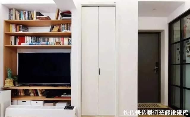 实木|46㎡小公寓：玻璃隔断通透明亮，衣帽间很迷你，干湿分类真实用！
