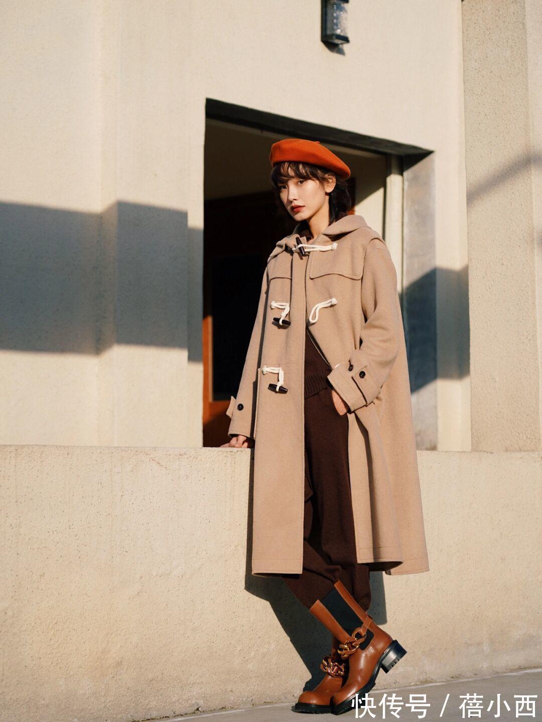 大衣|奔三奔四的女人一定要精致!冬季多穿“大地色大衣”,气质大加分
