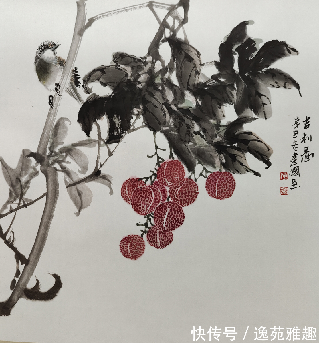 画家@【作品欣赏】春华秋实，心随花开，画家施建国作品欣赏