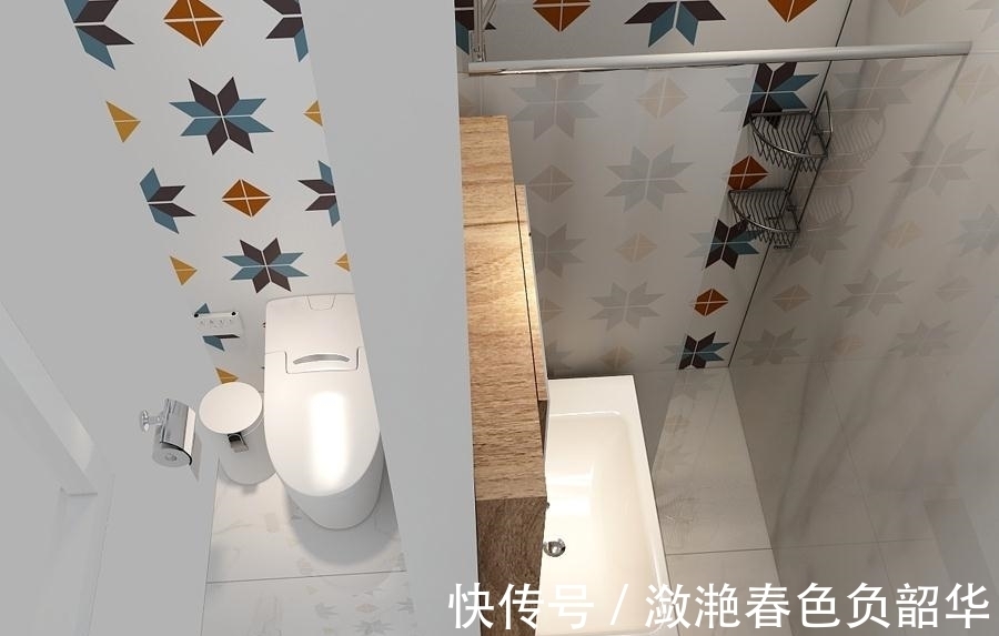 装修|4㎡的卫生间多了一堵墙?装修完邻居都羡慕哭了~