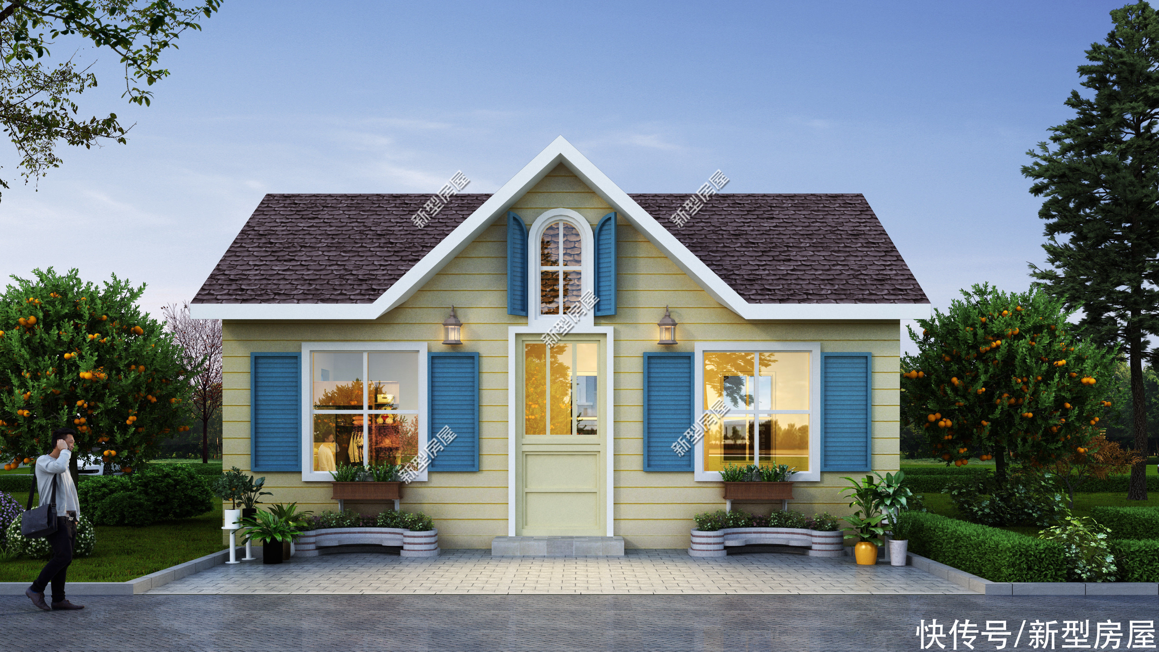 图纸|10套一层农村别墅图纸,第6套建的人最多,最后一套颜值最高