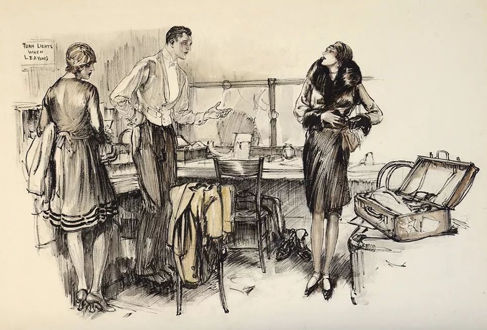 上流社会@美国最伟大的插画家,记录了上流社会的男男女女纸醉金迷的情景