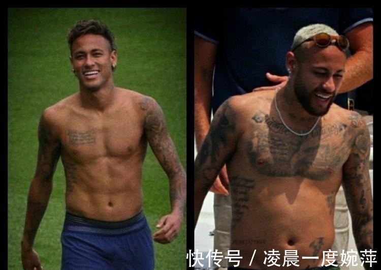 锋线|惊现肉马尔!大巴黎锋线王牌度假照曝光,肥得不忍直视