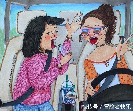 插画|14张关于女生的插画,每个女生都能在画中看到自己,极其真实