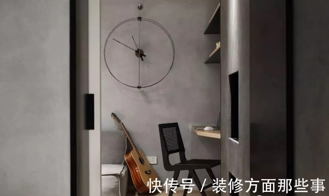 收纳|50平简约风公寓设计,玄关大面积的留白进门没有局促压抑感