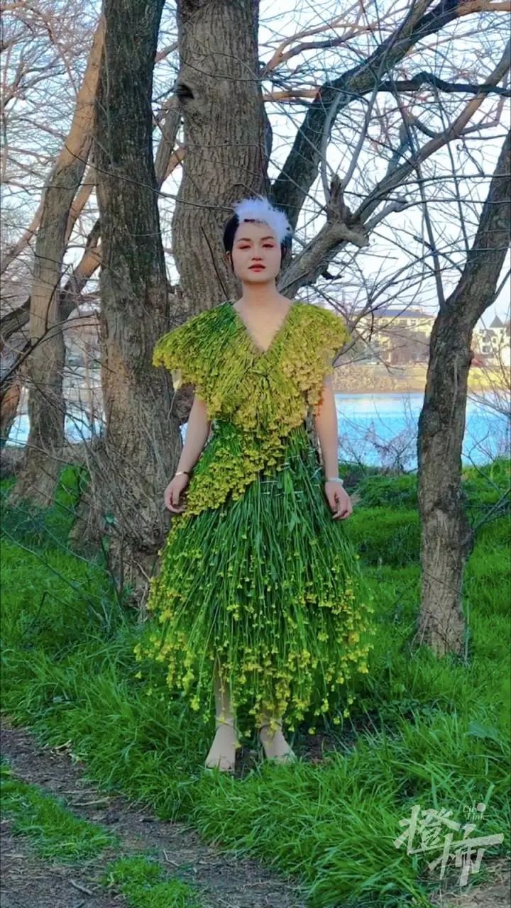蔬菜|蔬菜做的礼服见过吗？网友：这是真正的当季高级定制