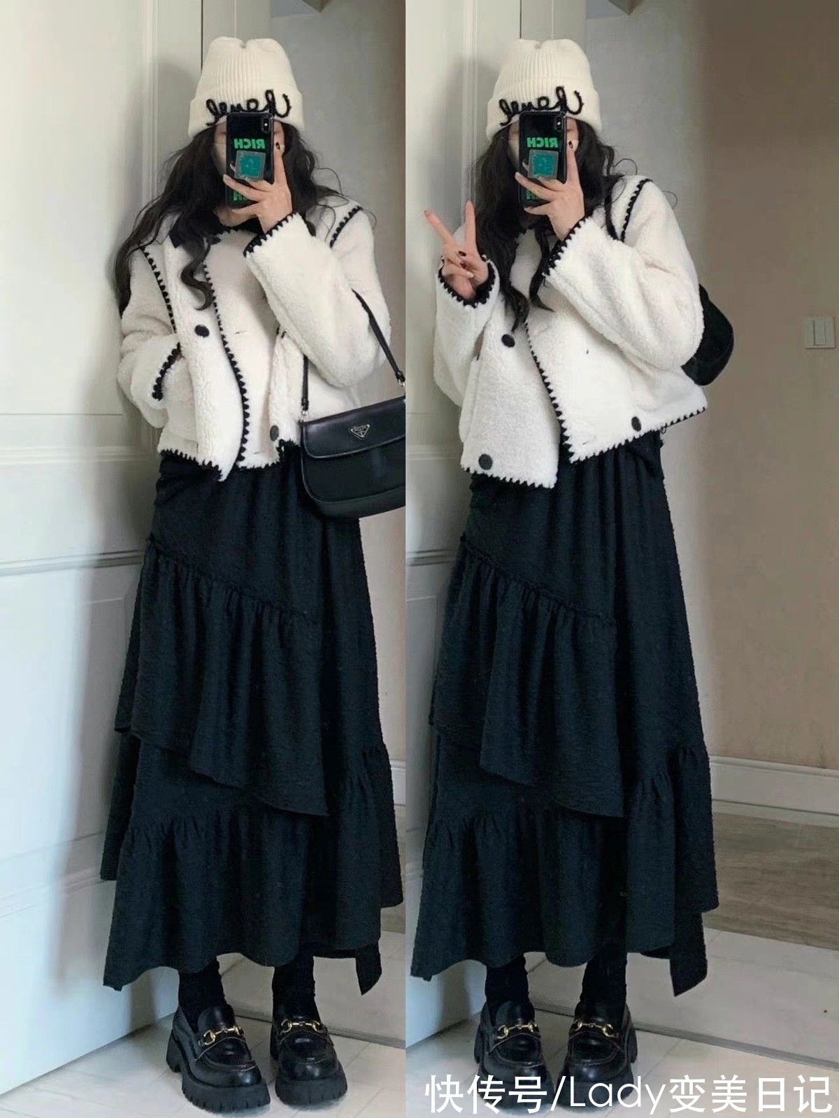 冬天 看下面几种穿搭!不怕冬天穿衣服没有美感了,宽松服饰也能穿出范