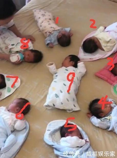 三胞胎|三女儿都生下三胞胎,摆一起像开了个幼儿园,网友姥姥累坏了吧