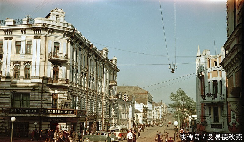 重兵|老照片：1955年的海参崴苏联重兵驻扎