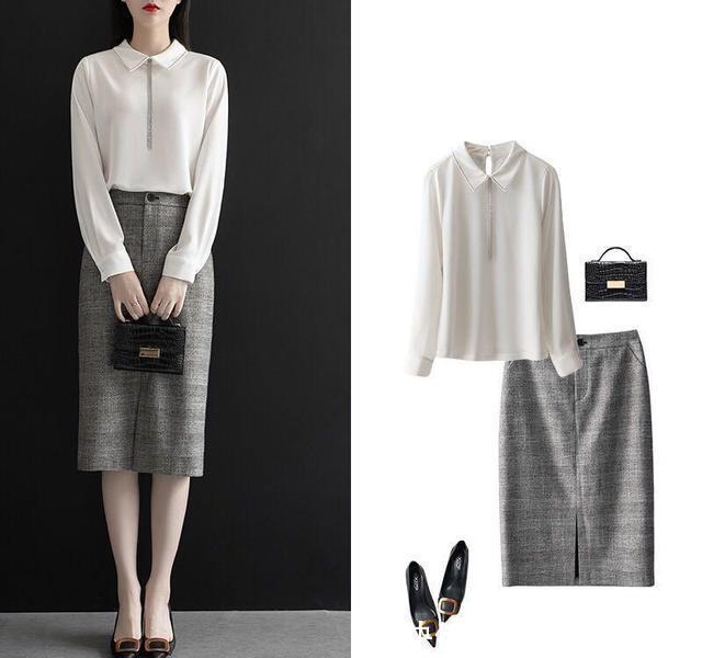 知性职场穿搭美到你!自带一种腔调,气质独到而优雅