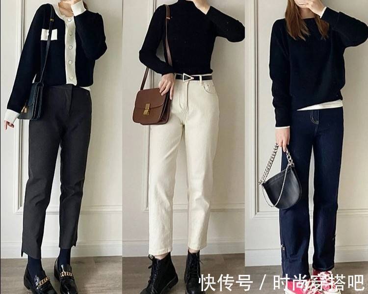 裤装 今年流行的“短上衣+长下装”,显高又显瘦,轻松穿出好身材