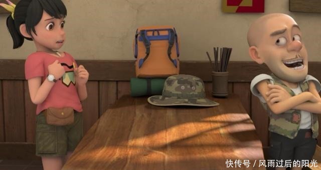 强哥|熊出没光头强初次见赵琳,就撒了个大谎言,赵琳听完都懵了