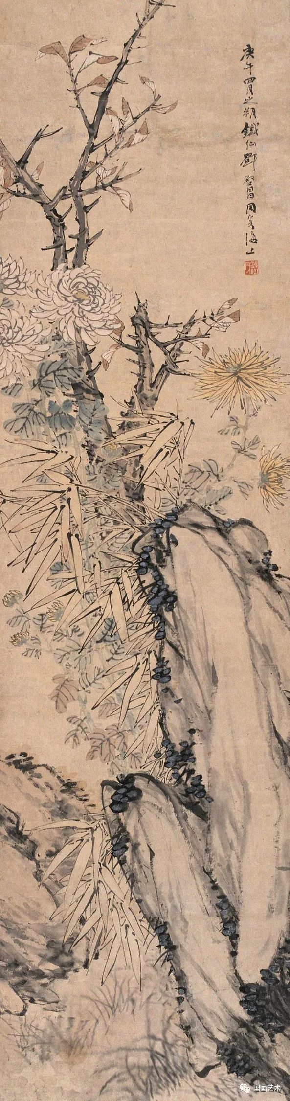 秋菊@跛道人笔下的秋菊,明媚绚丽