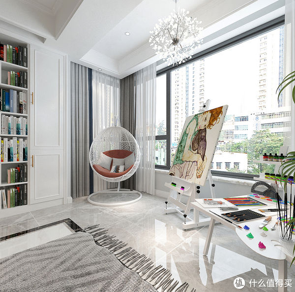 书香气|这对深圳夫妻有远见，取消传统电视墙，改作书柜，全屋充满书香气