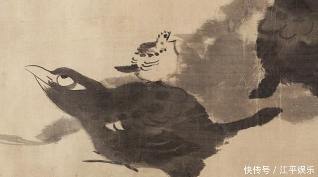 佛家!八大山人画了一只鸟,眼神忧郁,放大10倍,看懂的:都是过来人