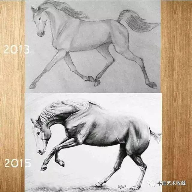  美女|一匹马画了16年！美女学渣逆袭成功，坚持下来很酷！