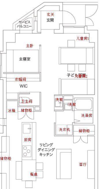 衣帽间|日本五口之家的精致场面：60㎡装出4室2厅，全屋布置极度舒适