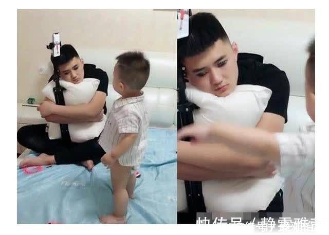 宝宝|宝宝晚上不让爸爸睡觉,爸爸想了一个办法,网友太有才了