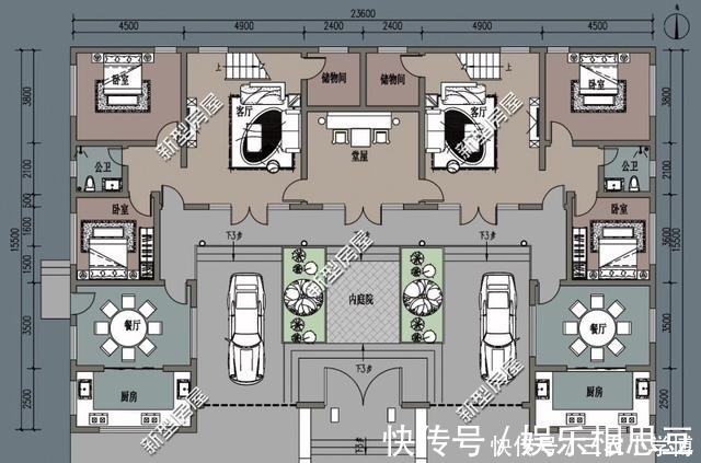 造价|5个合院，5种风格，哪个设计图更适合农村自建房？