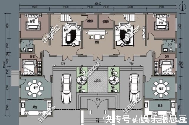 造价|5个合院,5种风格,哪个设计图更适合农村自建房?