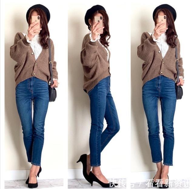 降温不会穿这位日本博主的早秋穿搭,简约不单调,每一套都实用